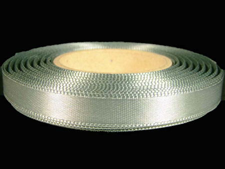 Wstążka 10mm atłas popiel