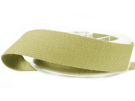 TaTaśma 20mm bawełniana jodełka beż