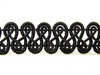 Taśma 1,3cm galonowa czarna