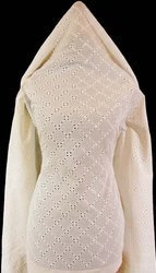 Koronka 145cm bawełniana haft angielski ivory