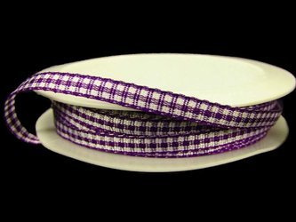 Wstążka 5mm PEPITO śliwka