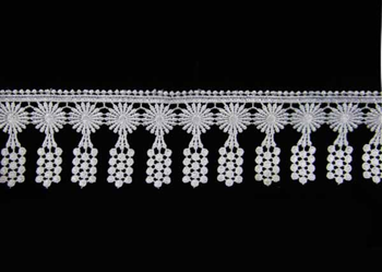 Koronka 7cm gipiurowa biała