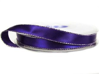 Wstążka 10mm atłas REXOR granat